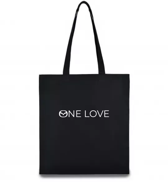 Эко-сумка Mazda one love Черный фото