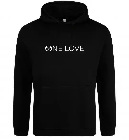 Жіноча толстовка (худі) Mazda one love Чорний фото