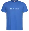 Мужская футболка Mazda one love Ярко-синий фото
