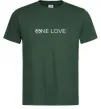 Мужская футболка Mazda one love Темно-зеленый фото
