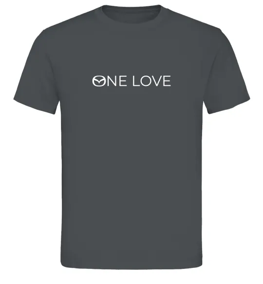 Мужская футболка Mazda one love Графит фото