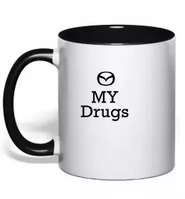 Чашка с цветной ручкой