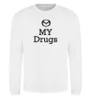 Свитшот Mazda my drugs Белый фото