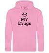 Мужская толстовка (худи) Mazda my drugs Розовый фото