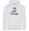 Чоловіча толстовка (худі) Mazda my drugs Сірий меланж фото