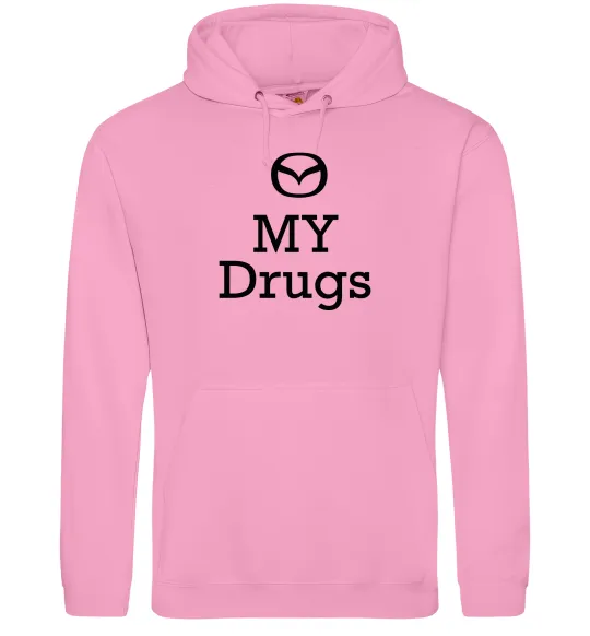 Жіноча толстовка (худі) Mazda my drugs Рожевий фото