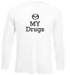 Лонгслив Mazda my drugs Белый фото