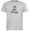 Чоловіча футболка Mazda my drugs Сірий Чоловіча футболка Mazda my drugs Сірий фото