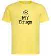 Чоловіча футболка Mazda my drugs Лимонний Чоловіча футболка Mazda my drugs Лимонний фото