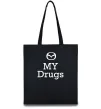Еко-сумка Mazda my drugs Чорний фото