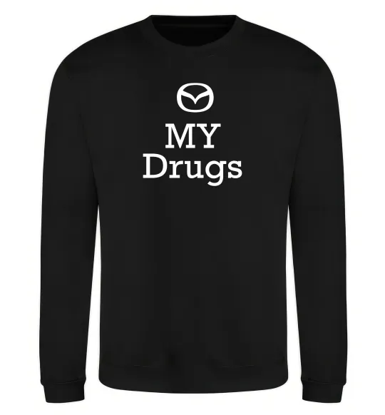 Свитшот Mazda my drugs Черный фото