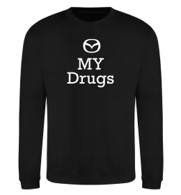 Свитшот Mazda my drugs Черный фото
