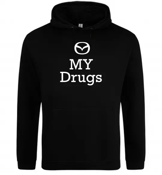 Жіноча толстовка (худі) Mazda my drugs Чорний фото