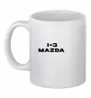 Чашка керамічна I <3 Mazda Білий фото