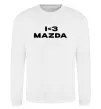 Свитшот I <3 Mazda Белый фото