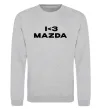Свитшот I <3 Mazda Серый меланж фото