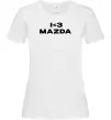 Жіноча футболка I <3 Mazda Білий фото