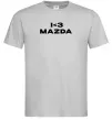 Мужская футболка I <3 Mazda Серый фото
