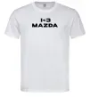 Мужская футболка I <3 Mazda Белый фото