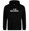Мужская толстовка (худи) I <3 Mazda Черный Мужская толстовка (худи) I <3 Mazda Черный фото