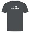 Мужская футболка I <3 Mazda Графит фото