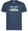 Мужская футболка Real men drive Mazda Темно-синий Мужская футболка Real men drive Mazda Темно-синий фото