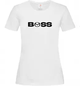 Женская футболка Mazda Boss Белый фото