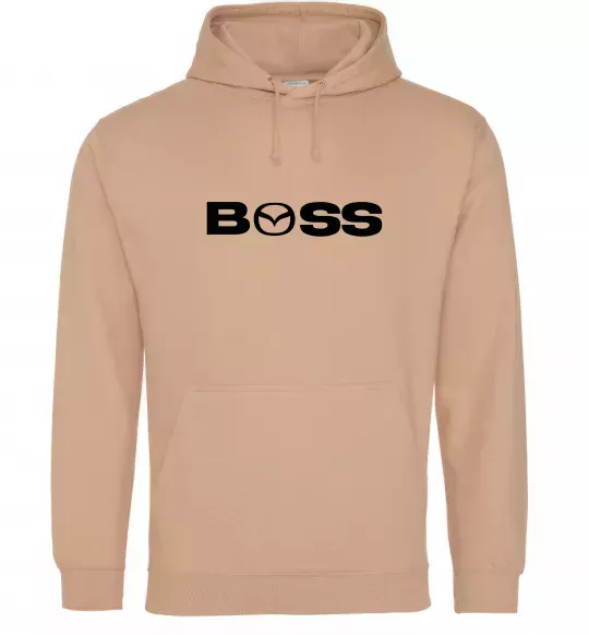 Чоловіча толстовка (худі) Mazda Boss Пісочний фото