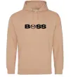 Чоловіча толстовка (худі) Mazda Boss Пісочний фото