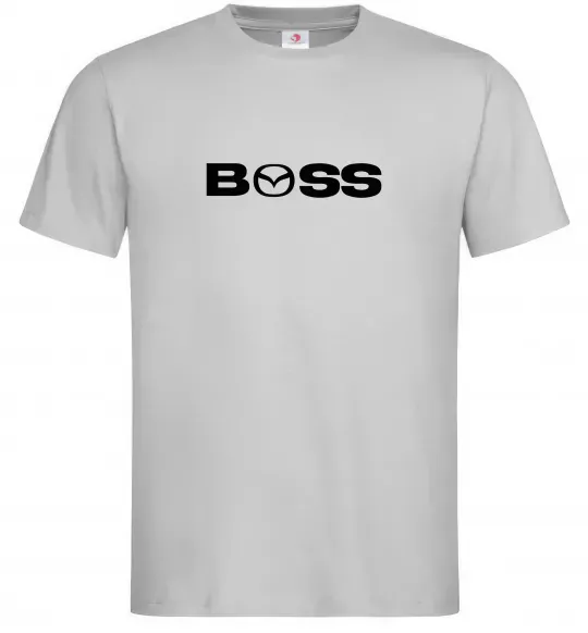 Чоловіча футболка Mazda Boss Сірий фото