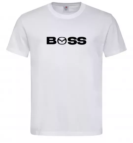 Чоловіча футболка Mazda Boss Білий фото