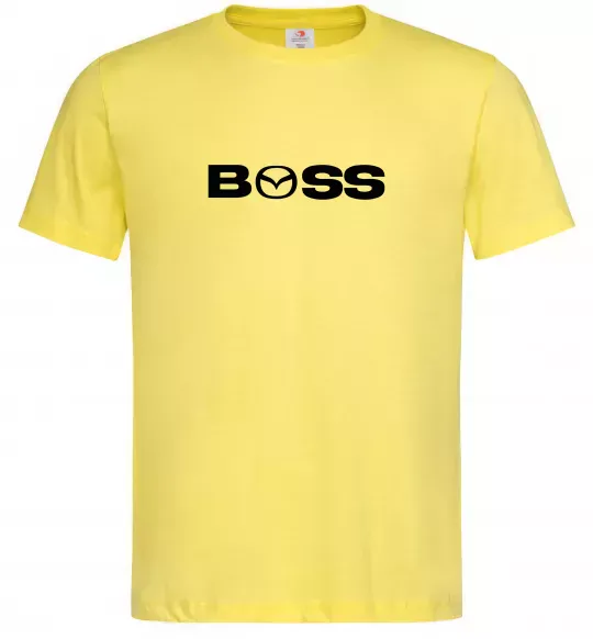 Чоловіча футболка Mazda Boss Лимонний фото
