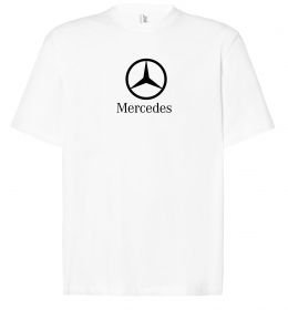 Футболка Оверсайз Mercedes logo та назва