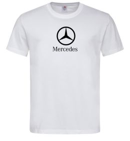 Мужская футболка Mercedes logo та назва