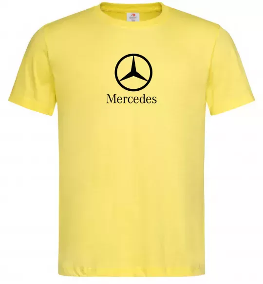 Мужская футболка Mercedes logo та назва Лимонный фото