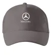 Кепка Mercedes logo та назва Серый фото