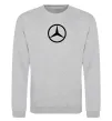 Свитшот Mercedes Серый меланж фото