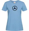 Жіноча футболка Mercedes Блакитний фото