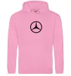 Мужская толстовка (худи) Mercedes Розовый фото