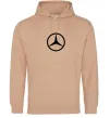 Мужская толстовка (худи) Mercedes Песочный Мужская толстовка (худи) Mercedes Песочный фото