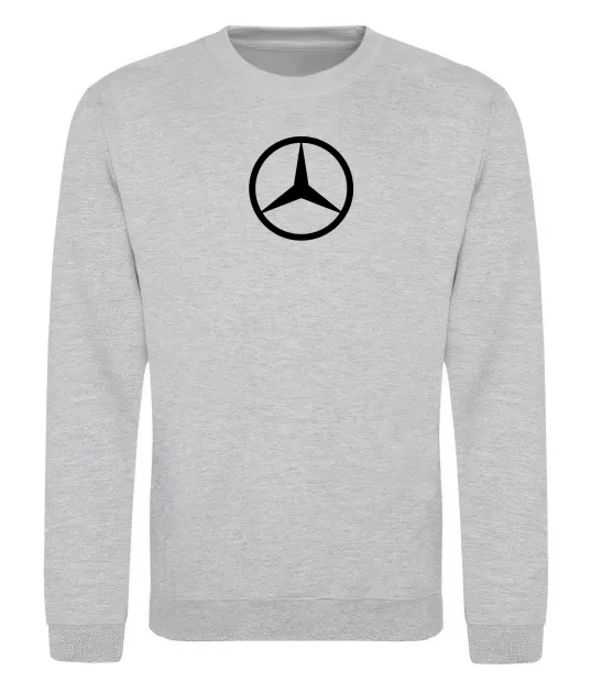 Свитшот Mercedes Серый меланж фото