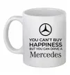 Чашка керамічна You can drive a Mercedes Білий фото