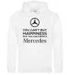 Чоловіча толстовка (худі) You can drive a Mercedes Білий фото