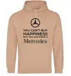 Чоловіча толстовка (худі) You can drive a Mercedes Пісочний фото