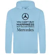 Чоловіча толстовка (худі) You can drive a Mercedes Блакитний фото