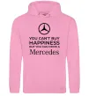 Женская толстовка (худи) You can drive a Mercedes Розовый фото
