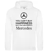 Жіноча толстовка (худі) You can drive a Mercedes Білий фото