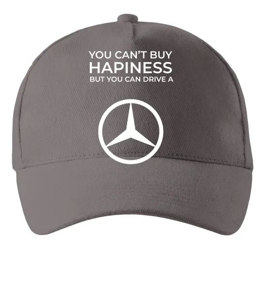 Кепка You can drive a Mercedes Серый фото
