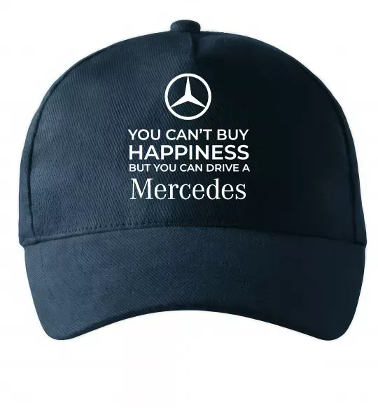 Кепка You can drive a Mercedes Темно-синій фото