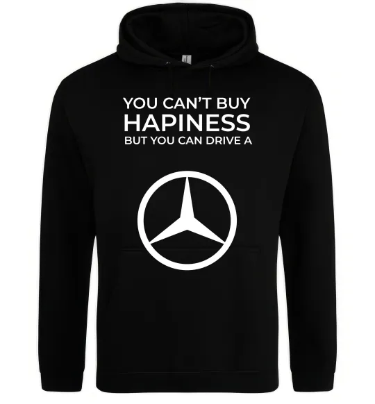 Жіноча толстовка (худі) You can drive a Mercedes Чорний фото